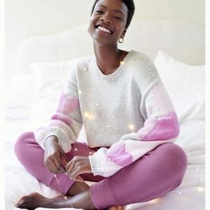 Splendid coming and going heart sweater wool alpaca current style m …